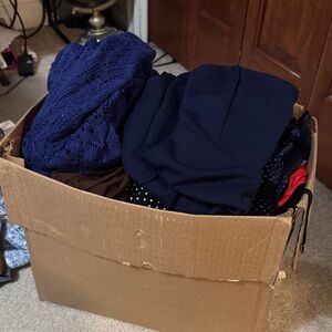 Zara Women's Dresses in Blue and Black